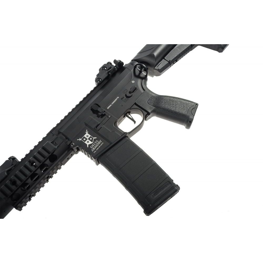 AR15 SilentOps CQB ALPHA - Full Metal - černá (DA-A03) - Delta Armory