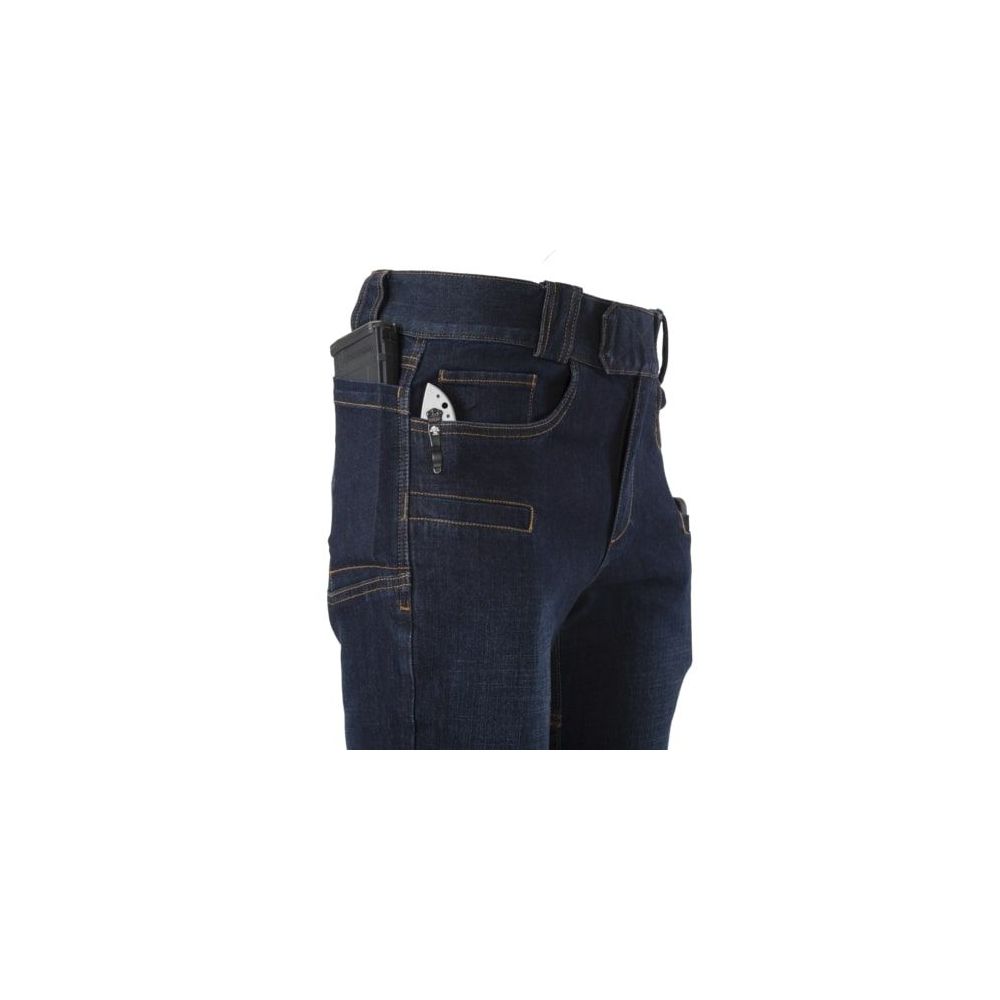 Kalhoty GREYMAN TACTICAL JEANS® Slim - Denim Mid - Dark Blue - Helikon-Tex®