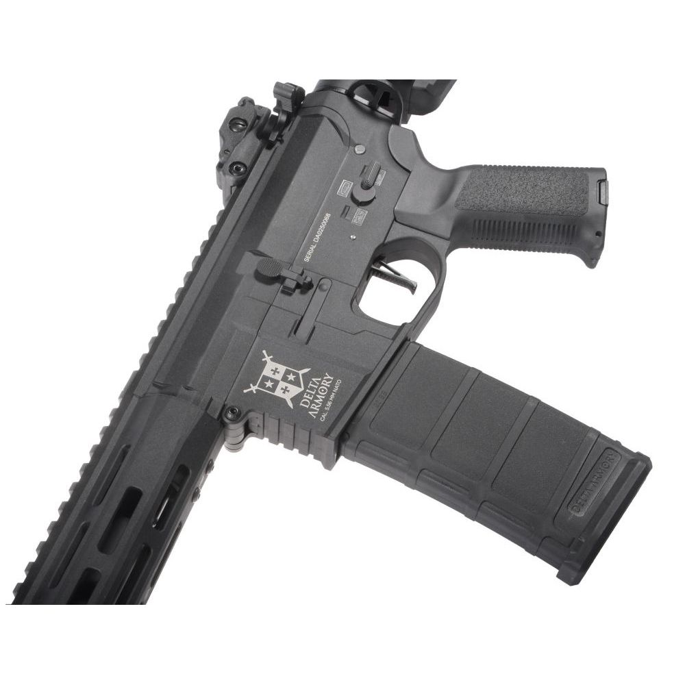 M4 AR15 M-LOK SilentOps 8" Charlie Custom 1.55J s 0.28g - černá - KÉRES Custom