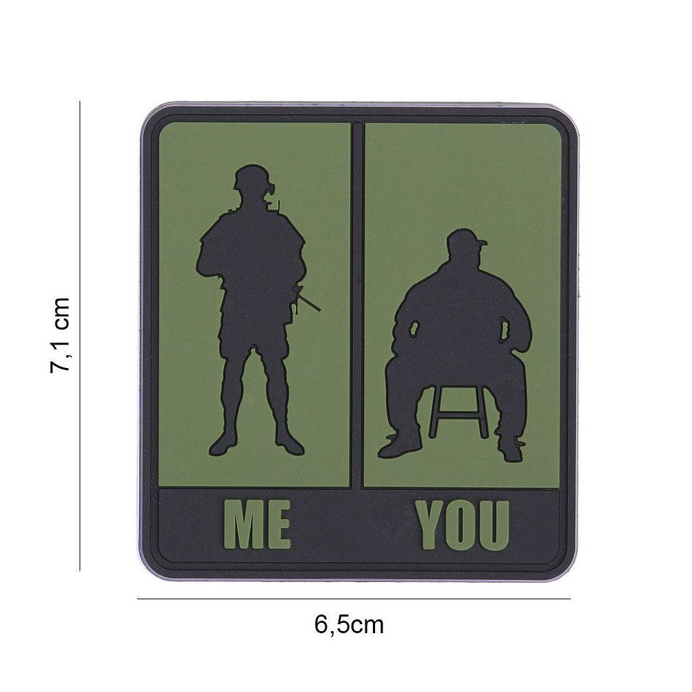 Nášivka PVC Me & You - zelená - 101. INC